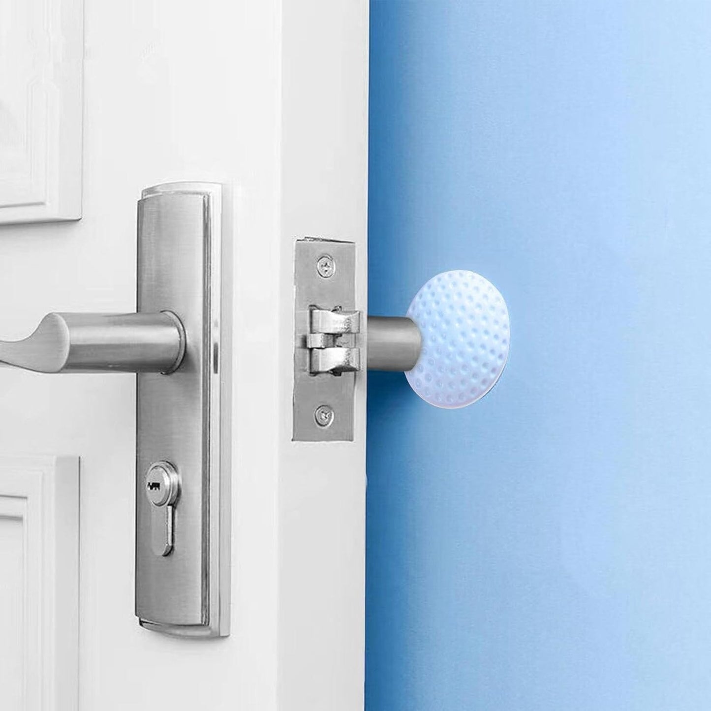 Butée de Porte - SecureStop™ - Bleu Pastel - Éveil bébé
