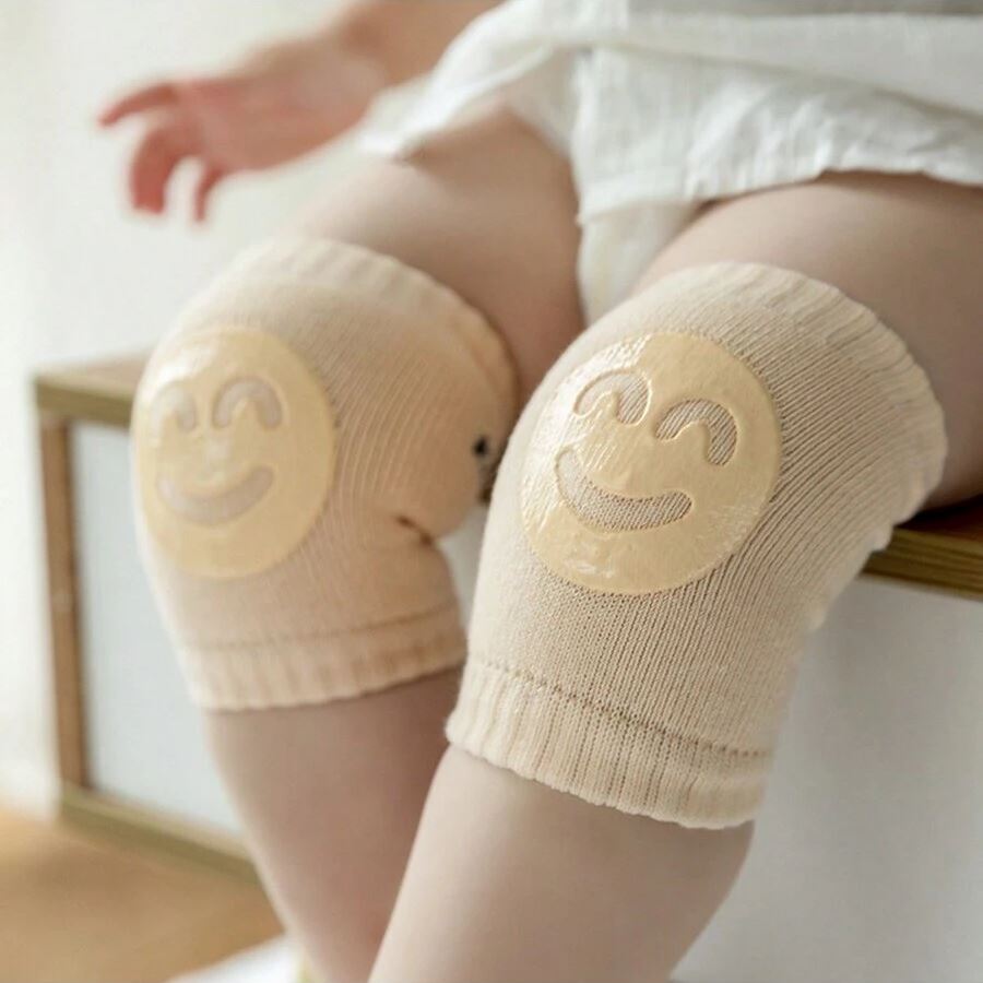 Genouillères - TotiPads™ - SmileyBeige - Éveil bébé