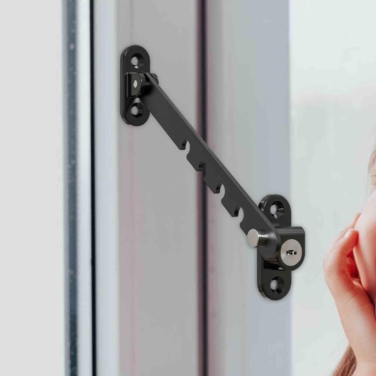 Bloque Porte - ChildSafetyLockStopper™ - Noir - Éveil bébé