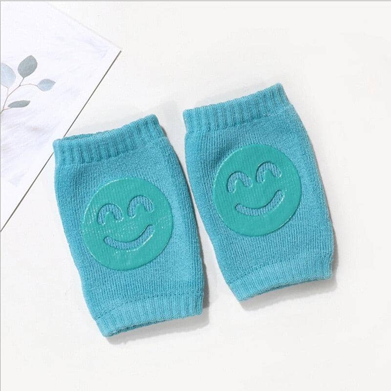 Genouillères - TotiPads™ - SmileyTurquoise - Le cocon des bébés