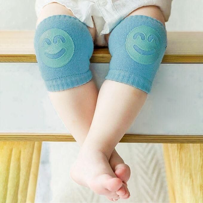 Genouillères - TotiPads™ - SmileyTurquoise - Le cocon des bébés