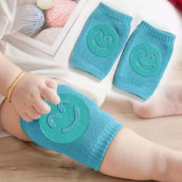 Genouillères - TotiPads™ - SmileyTurquoise - Le cocon des bébés