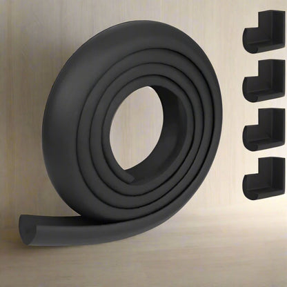 Protecteur de Coin de Table - BabySafetyCornerProtector™ - Noir - Le cocon des bébés